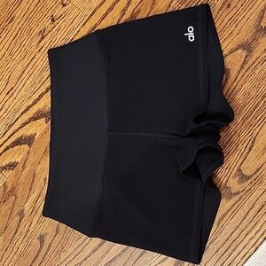 ALO Yoga Black Activewear 3" Shorts
